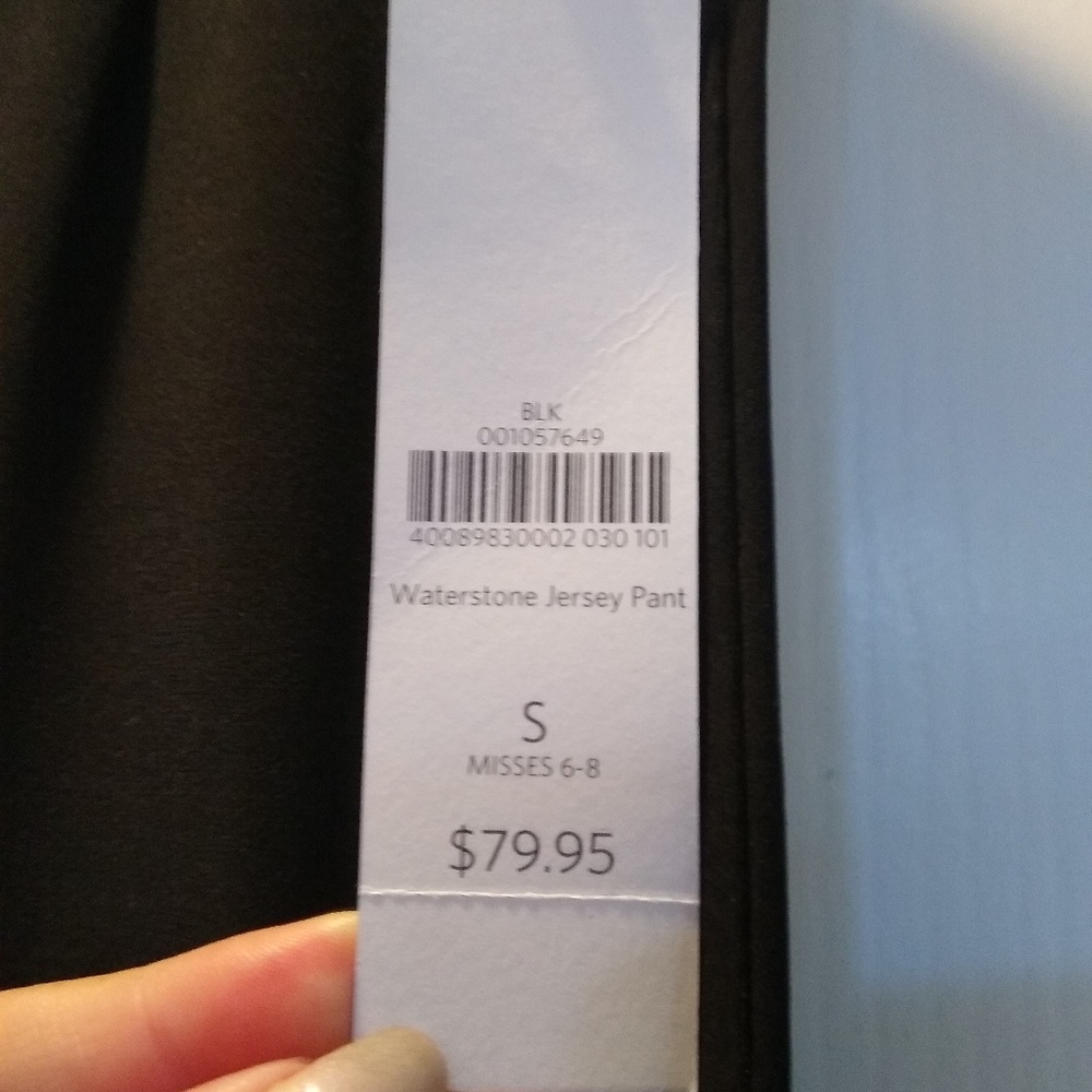 Coldwater Creek black knit pants